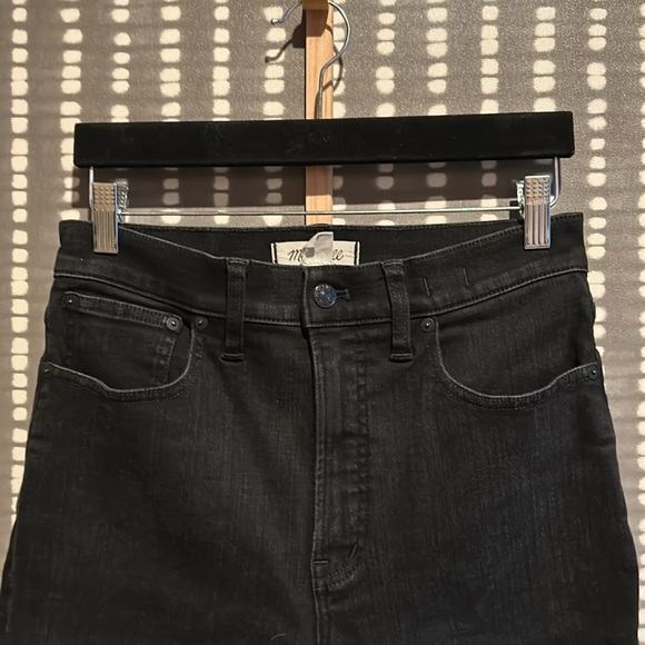 Madewell The Perfect Vintage Black Wide-Leg Jeans Size 28 - Picture 6 of 12